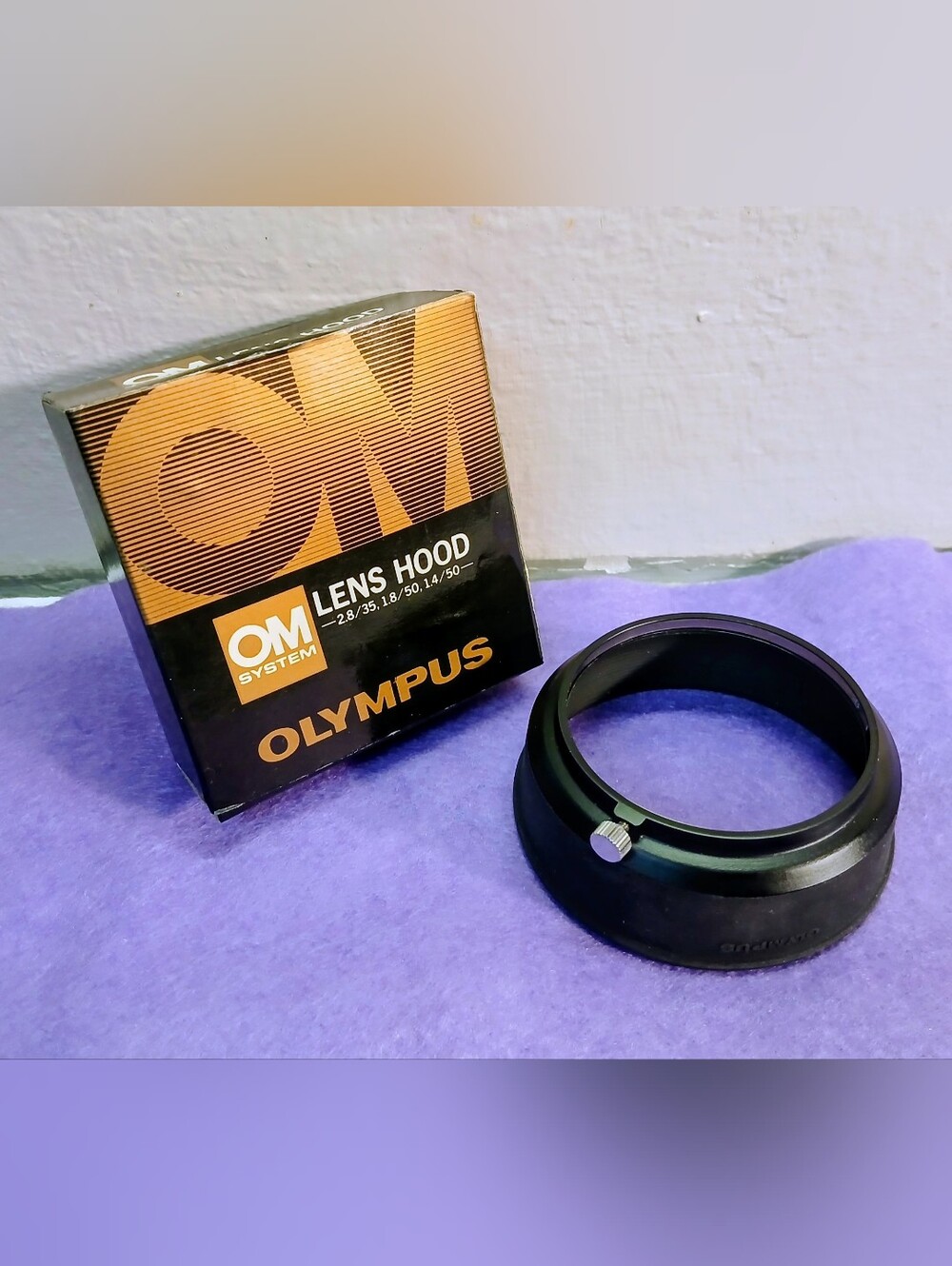 Olympus OM Rubber Hood 49mm for 50mm f1.4 50mm f1.8 35mm f2.8